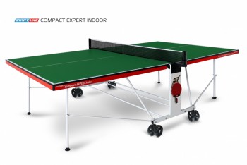 Теннисный стол START LINE Compact Expert Indoor зеленый (с сеткой)