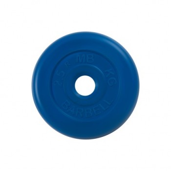 Диск обрезиненный синего цвета MB Barbell MB-PltC26-2,5