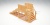Зимняя деревянная  горка Савушка "Зима wood-1"