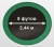 Батут Oxygen Fitness Premium 8 ft inside (Dark green)