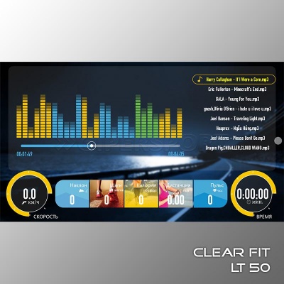 Беговая дорожка Clear Fit LifeCardio LT 50
