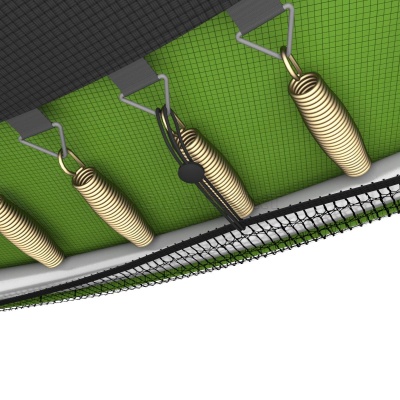 Батут UNIX line Simple 8 ft Green (outside) с лестницей
