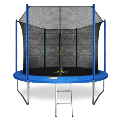 Батут ARLAND 10FT с внутренней страховочной сеткой и лестницей (Blue)