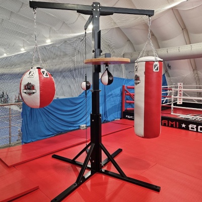 Напольная конструкция для боксерских мешков четырехсторонняя Fighttech FS6.B4