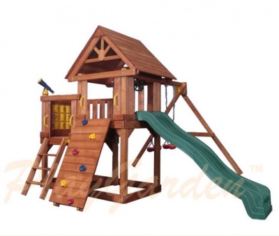 Игровая площадка Green Hill с балконом