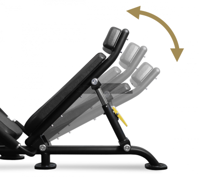 Горизонтальная тяга под наклоном BRONZE GYM PL-1709
