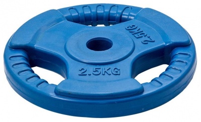 Диск обрезиненный, цветной 3 Handle D-26, 2,5 кг. Profi-Fit | sportres.ru