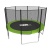 Батут UNIX line Simple 8 ft Green (outside) с лестницей