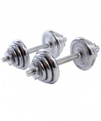 Гантели хромированные Starfit BB-501 по 10 кг