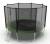 Батут с внешней сеткой и лестницей EVO JUMP External 12ft (Green)