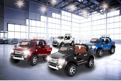 Детский электромобиль Barty Ford Ranger F150 (красный глянец, черный глянец, синий глянец, белый)