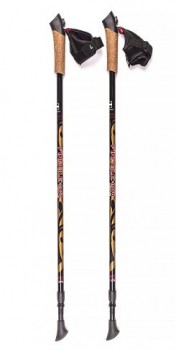 Палки для финской ходьбы Vinson Finpole NOVA 30% Carbon (черно-золотые)