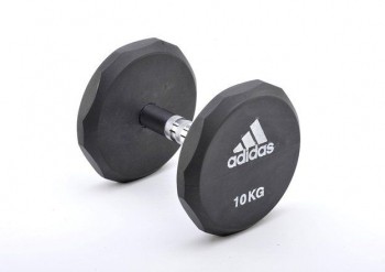 Гантель обрезиненная Adidas 10 кг