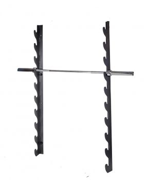 Настенный кронштейн Profi-Fit, для 10 грифов, горизонтальное хранение (компл) | sportres.ru