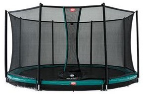 Батут BERG InGround Favorit Green 430 + защитная сетка Safety Net Comfort