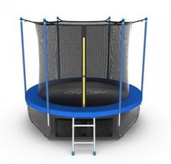 Батут с внутренней сеткой EVO JUMP Internal 8ft (Sky) + нижняя сеть