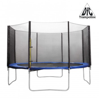 Батут DFC Trampoline Fitness с сеткой 12FT-TR-E