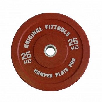 Диск бамперный OriginalFitTools 25 кг (красный)