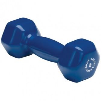 Гантель Body Solid в виниловой оболочке 2,3 кг (5lb)