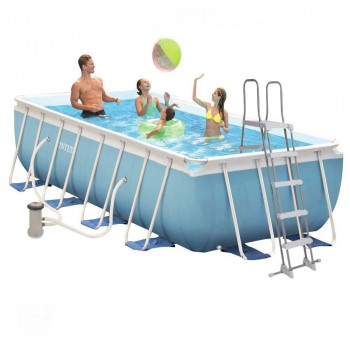 Бассейн каркасный прямоугольный INTEX PRISM FRAMETM RECTANGULAR 400х200х100см