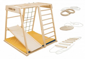 Деревянный игровой комплекс KIDWOOD Парус комплектация спорт