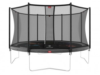 Батут BERG Favorit Regular 430 Grey Levels + защитная сетка Safety Net Comfort