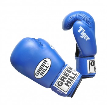 Перчатки боксерские GreenHill TIGER 10 OZ BGT-2010С синий