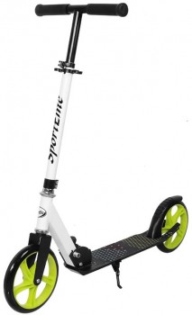 Самокат SportElite SE-310 белый/салатовый