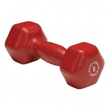 Гантель Body Solid в виниловой оболочке 2,7 кг (6lb)