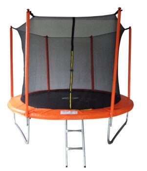 Батут SportElite 3,05м MZ-10FT-O с защитной сеткой внутрь и лестницей