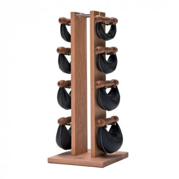Набор гантелей с подставкой NOHrD Swing Turm вишня 26 кг