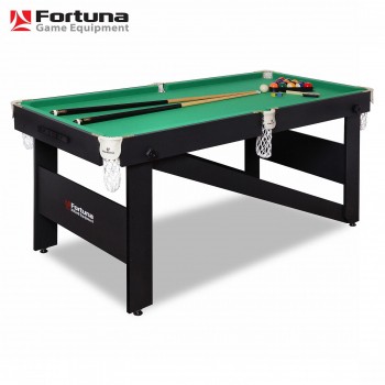 БИЛЬЯРДНЫЙ СТОЛ FORTUNA HOBBY BF-630P ПУЛ 6ФТ С КОМПЛЕКТОМ АКСЕССУАРОВ