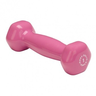 Гантель Body Solid в виниловой оболочке 0,5 кг (1lb)