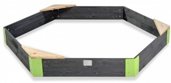 Песочница шестиугольная Exit Toys Акцент 200х170 см