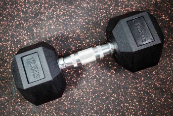 Гантель Stecter шестигранная (гексагональная) 12,5 кг