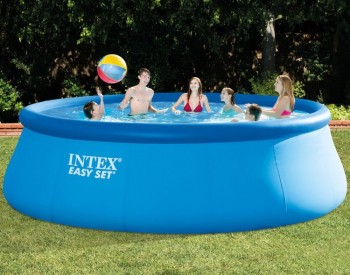 Бассеин INTEX Easy Set 26168NP 457*122 см с насосом, лестницей, тентом и подстилкой