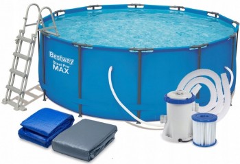 Бассейн каркасный BestWay Steel Pro Max, 366х122см, 10250л. полный комплект