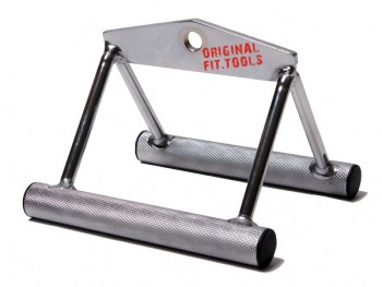 Рукоятка для тяги к животу Original FitTools (узкий параллельный хват) облегченная