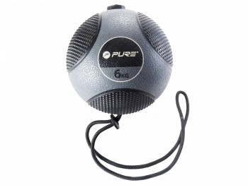 Медицинбол на веревке Pure2Improve Medicine Ball With Rope 6 кг