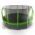 Батут Optifit Like Green 12ft с желтой крышей