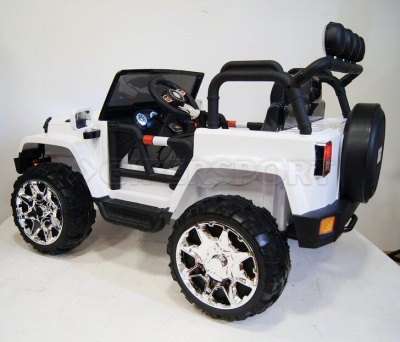 Электромобиль RiverToys JEEP M777MM 4*4 White