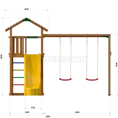 Детские городки Jungle Gym JC8 Троодос
