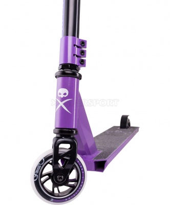 Самокат трюковый Ridex Collision purple 100 мм