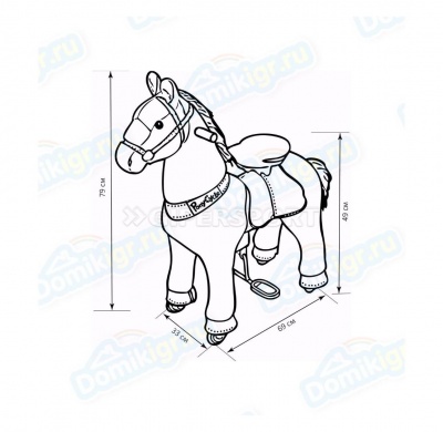 Поницикл KidKraft Чернобурка маленький