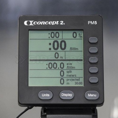 Гребной тренажер Concept2 D PM5 (черный)