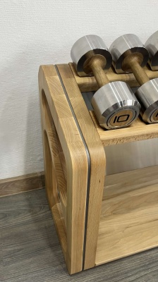 Система хранения гантелей и аксессуаров UNO Mensola L Pilates Plus UN-1304 | sportres.ru
