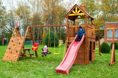 Детский городок "Выше всех" Крепость Спорт