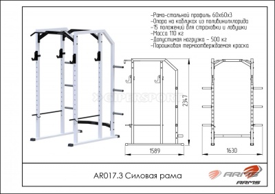 Силовая рама ARMS AR017.3