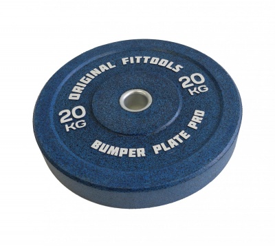 Диск бамперный OriginalFitTools 20 кг (синий)