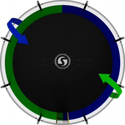Батут SWOLLEN Classic 12FT Green
